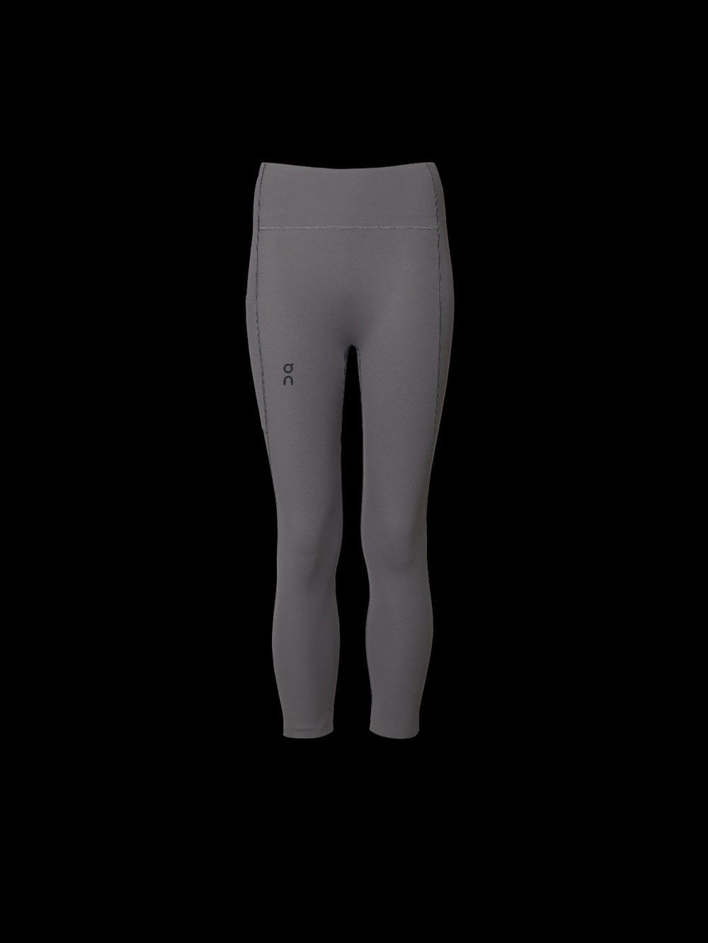 On NWT 🔖🏃🏻♀️🧘🏻♀️On Running Studio Tights 7/8 Rock Gray Leggings Large
